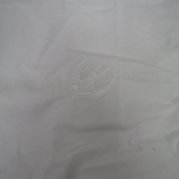 MCQ McQueen Medium White Graphic Short Sleeve Tee T Shirt - Picture 2 of 7